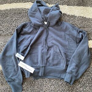 TNA Sweatfleece Terry Fleece Zip Up Hoodie